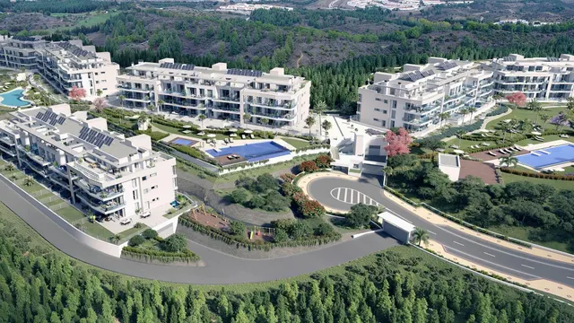 Apartamento primera planta de 3 dormitorios y 2 baños con vistas al mar. Mijas Costa — 14