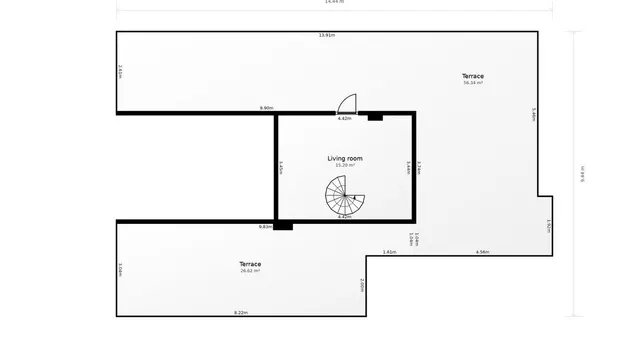 Ático 3 habitaciones 141m² en venta - Centro — 46