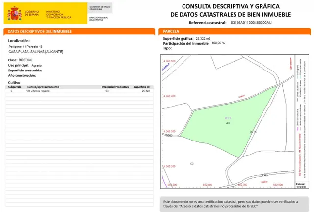 Parcela en venta - Crta. salinas-monovar - foto 2