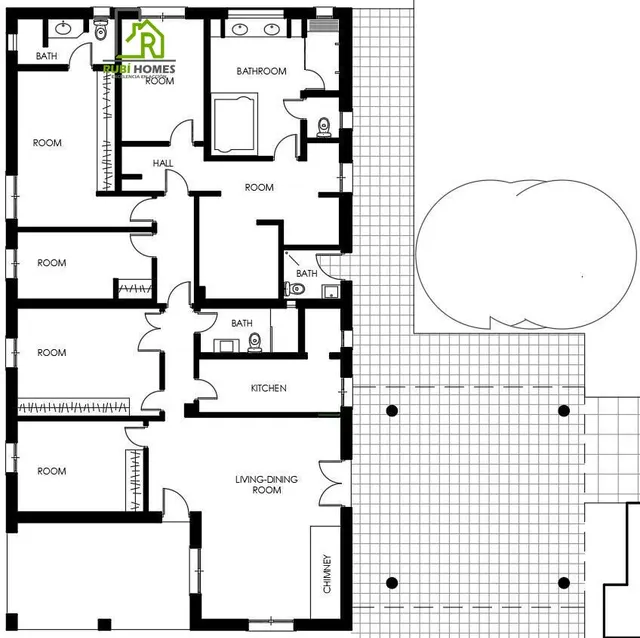 Chalet independiente con pozo propio y placas solares — 38