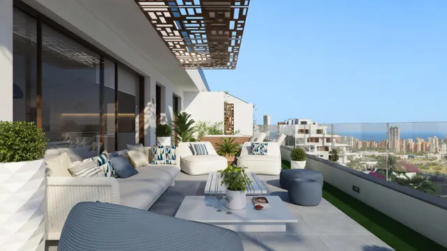 Obra nueva en Finestrat con preciosas vistas al mar! www.eur