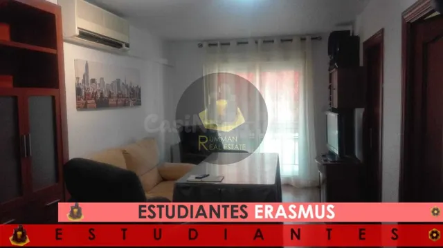 ERASMUS/EST/ Piso amueblado para ESTUDIANTES con CUATRO dorm