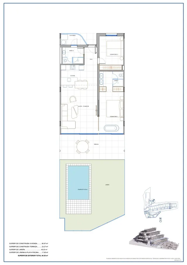PLANTA BAJA CON 84M2 DE ESPACIO EXTERIOR, PARA DISFRUTAR DE PRECIOSAS VISTAS AL MAR. — 23