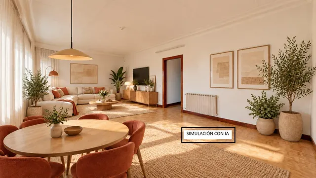 Vivienda en quinta planta con vistas panorámicas, luminosa, con 5 amplias habitaciones. — 7