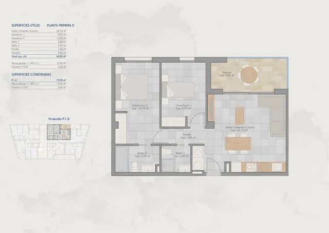 Apartamentos de nueva construcción en venta en Lo Pagan (San Pedro del Pinatar) cerca de la playa — 11