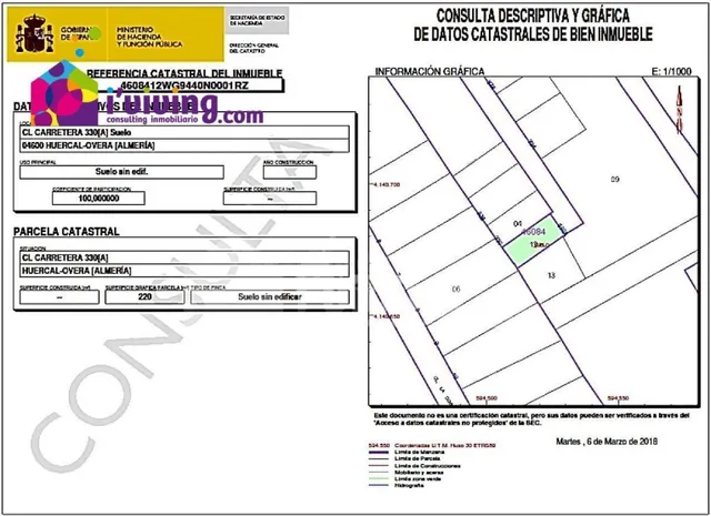 Solar residencial en Venta en Huercal-Overa Almería - foto 2