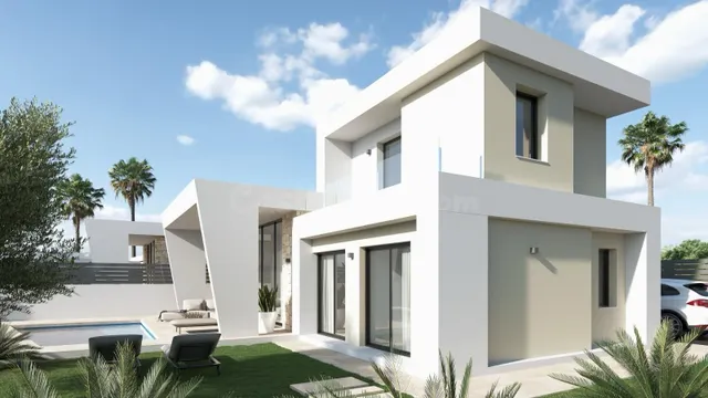 Obra nueva villa de lujo — 2