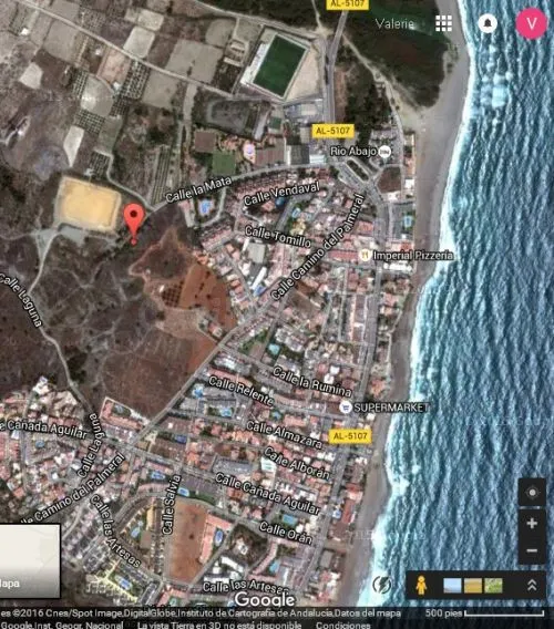 Parcela a la venta en Mojacar con increíbles vistas al mar.