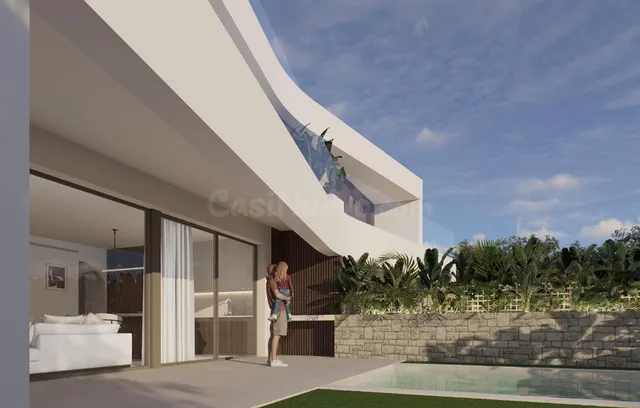 Villas con piscina privada en venta en Gran Alacant – Zona C - foto 3