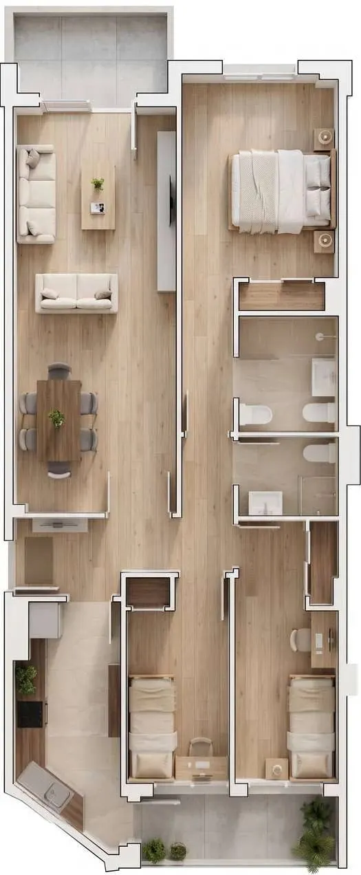 Piso en planta baja en "EDIFICIO MÁLAGA" — 14