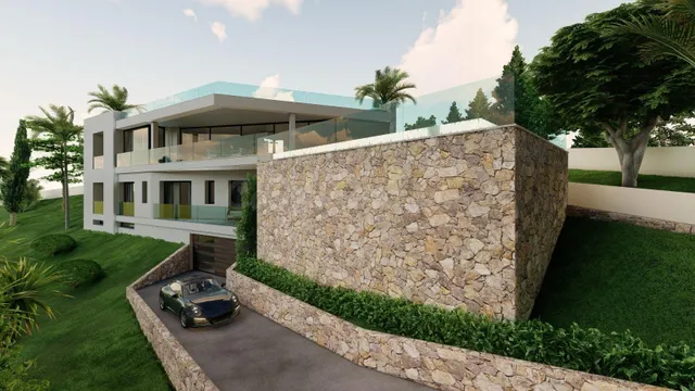 Fabulosa nueva villa familiar en la codiciada Costa d'en Blanes con vistas al mar — 3