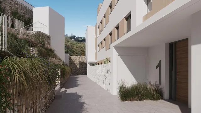 PLANTA BAJA CON JARDÍN Y TERRAZA CUBIERTA Y DESCUBIERTA, ORIENTADA AL SUR Y CON VISTAS AL MAR. — 18
