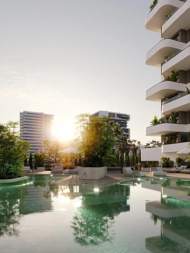 Fabuloso apartamento con 2 dormitorios a la venta a solo 450 m de la playa en Calpe — 22