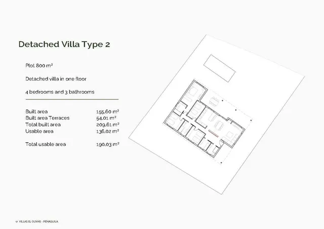 Villa de 4 dormitorios en una planta y con piscina privada a la venta en Penáguila (Alicante) — 8