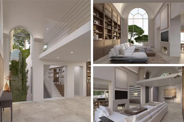 Parcela urbana con proyecto y licencia para villa de lujo en - foto 4