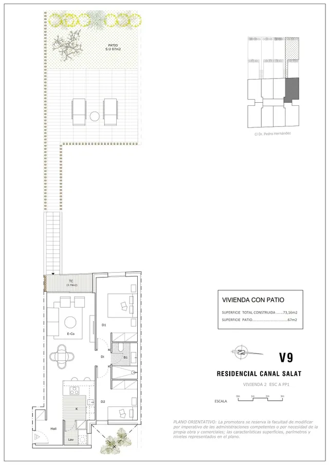 Piso de nueva promoción con espectacular patio de 67 m2 - foto 4