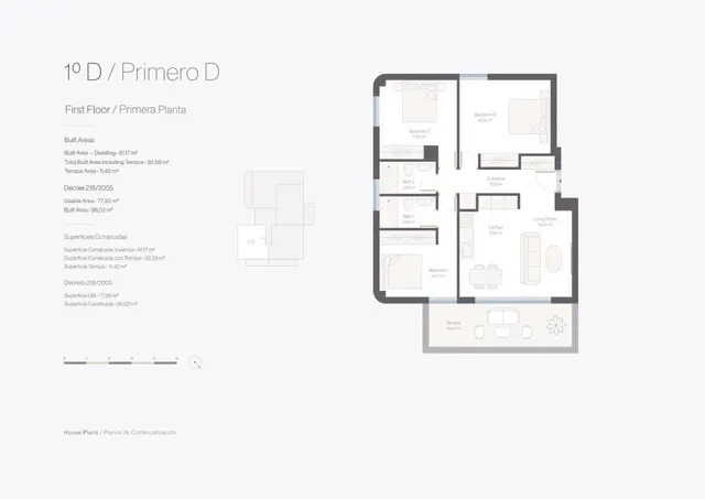 Apartamento 3 habitaciones 112m² en venta - Parque Central — 23