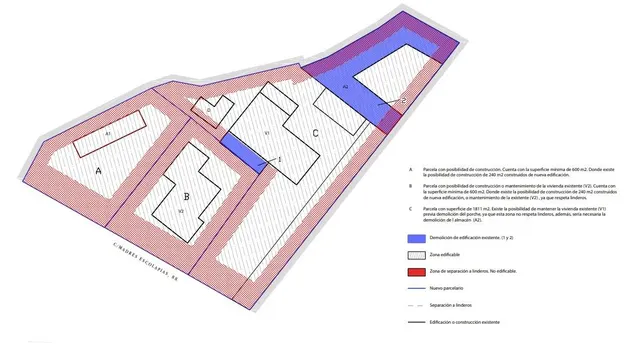 UNA PARCELA DE 3000 M2 SEGREGABLE EN TRES CON DOS CHALETS CON BUENA UBICACIÓN — 41