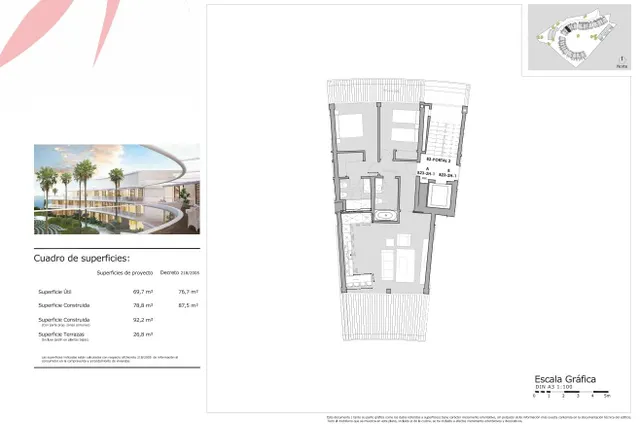 Apartamento de 2 dormitorios con vistas al mar en Estepona — 31