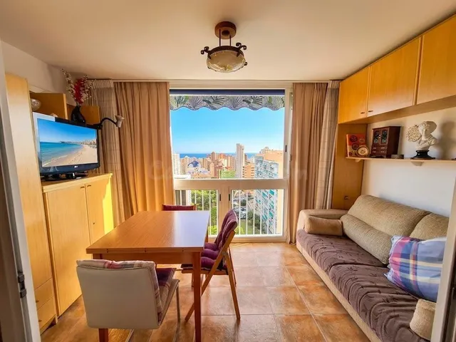 ️ ESTUDIO EN 14.ª PLANTA CON VISTAS AL SKYLINE DE BENIDORM Y