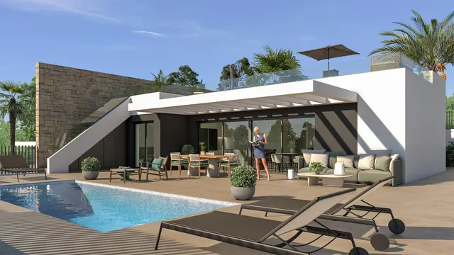 JUNTO A CAMPO DE GOLF Y VISTAS AL MAR