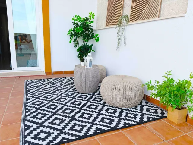 Bajo elevado con gran terraza, vistas al mar y parking privado en Benalmádena Pueblo — 11