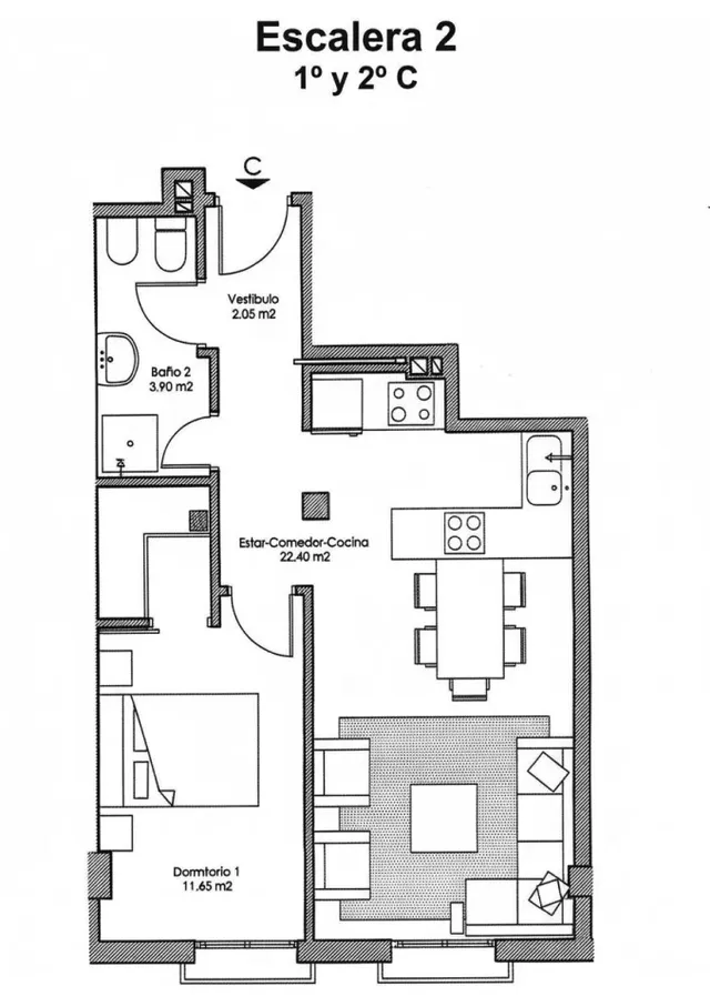 Piso de obra nueva de 1 dormitorio en Avileses, Murcia – Exc - foto 2