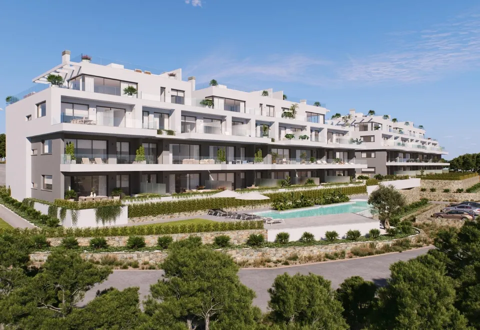 Lujosos apartamentos modernos de 2 dormitorios en un golf resort