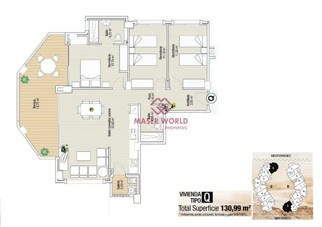 RESIDENCIAL DE OBRA NUEVA EN LA MANGA — 16