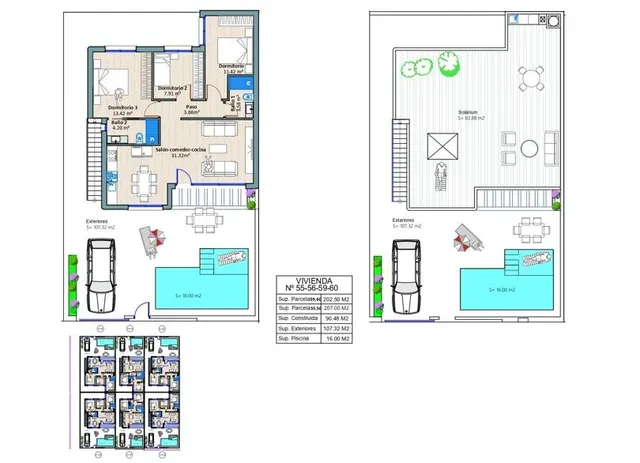 Villa 3 habitaciones 90m² en venta - Torrepacheco — 19