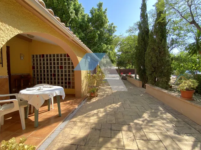 Chalet independiente con piscina en gran parcela rústica, rodeado de pinos y olivos – A menos de 1 km del Polideportivo Municipal de San Vicente del Raspeig — 47