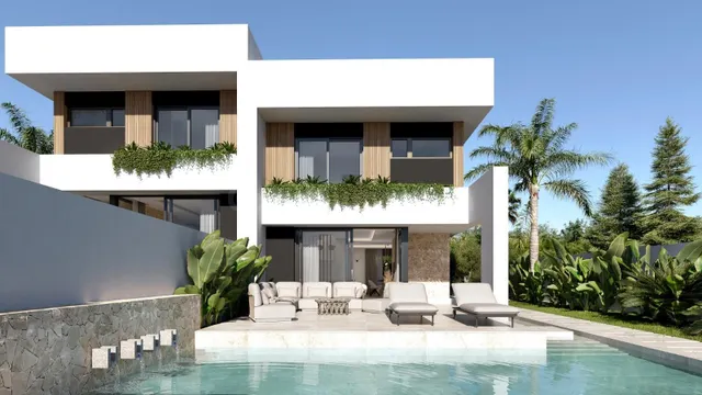Modernas villas adosadas con piscina privada en Las Filipina - foto 2