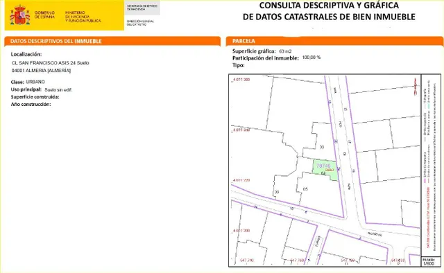 VENTA DE SOLAR EN CALLE PEATONAL EN PASEO DE ALMERIA — 4