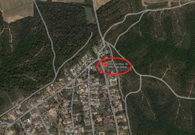 Parcela de terreno de 920 m2 en venta en Sils.