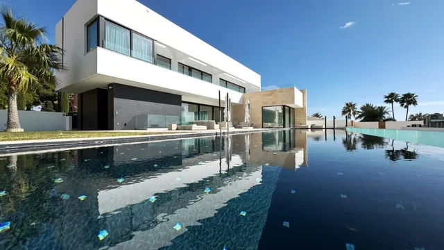 Se vende VILLA DE LUJO con SISTEMA INTELIGENTE, 1200m2 de pa