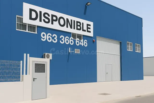 NAVE EN VENTA EN EL OLIVERAL (RIBA ROJA DE TURIA)