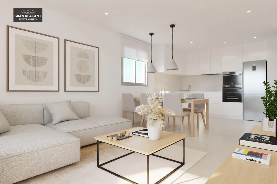 Piso de obra nueva en un moderno residencia