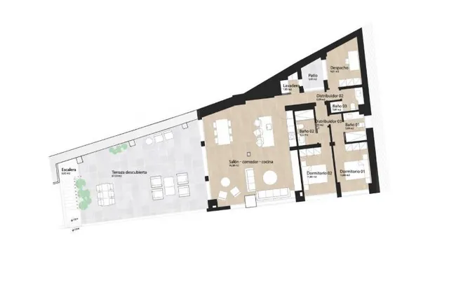 Apartamento 3 habitaciones 173m² en venta - Malagueta - Monte Sancha — 9