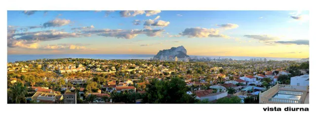 Casa de lujo de 3 plantas con maravillosas vistas panorámicas al mar en Calpe — 9