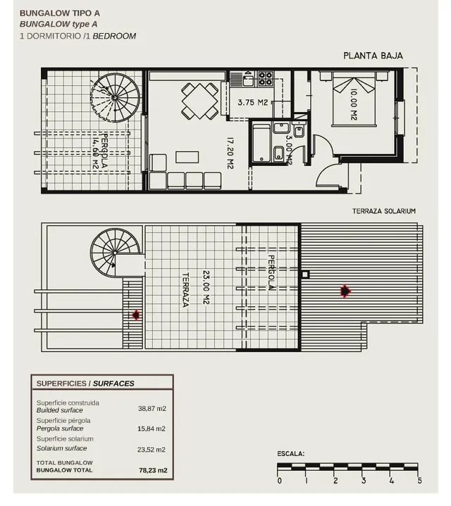 Apartamentos bungalow planta alta en calpe — 17