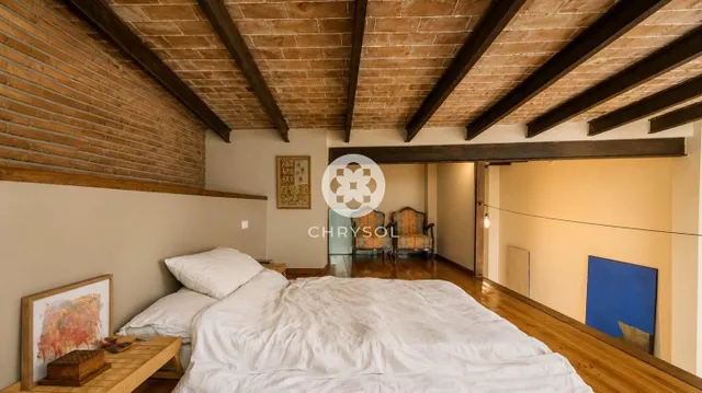 Loft industrial único en El Born · 104 m2 · techos de hasta 4,5 m · altillo de 22 m2 · dos balcones — 12