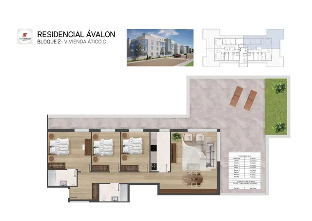 PROMOCIÓN DE PISOS EN SANCIBRIÁN (SANTA CRUZ DE BEZANA)- RESIDENCIAL ÁVALON. 1ª FASE — 21