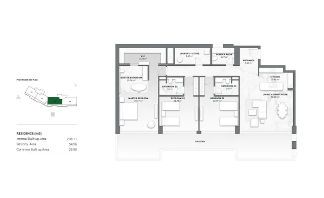 Apartamento 3 habitaciones 292m² en venta - Finca Cortesín — 14