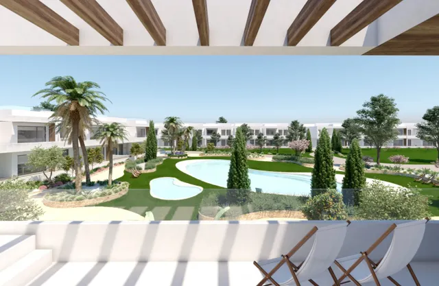 Bungalows de 2 dormitorios y 2 baños en una residencial con piscina comunitaria  en Torrevieja — 13