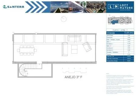 REF 4240 ÁTICO 3 DORM. CON TERRAZA DE 65m2 PUXEIROS ( MOS ) — 12