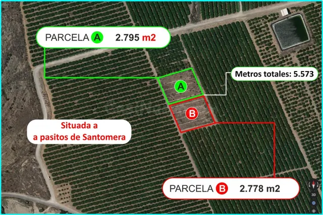 Tu sueño rústico al alcance en el Siscar de Santomera: Dos p