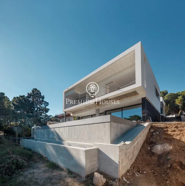 Obra Nueva en construcción en Premià de Dalt con vistas mar - Costa Barcelona — 29