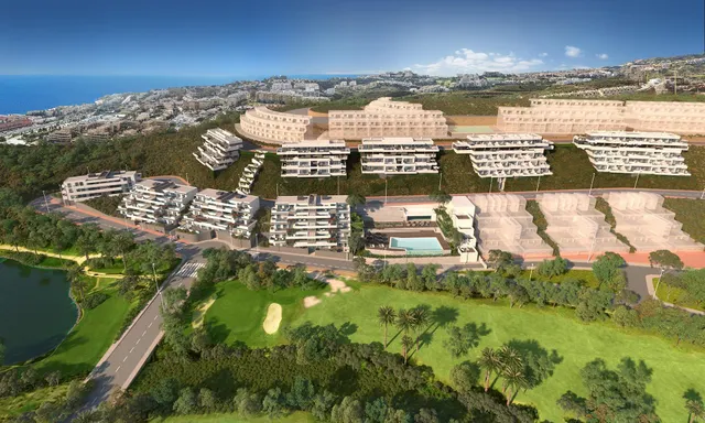 ESTUPENDO APARTAMENTO  CON GRAN TERRAZA Y VISTAS AL MAR Y CAMPO DE GOLF. — 5