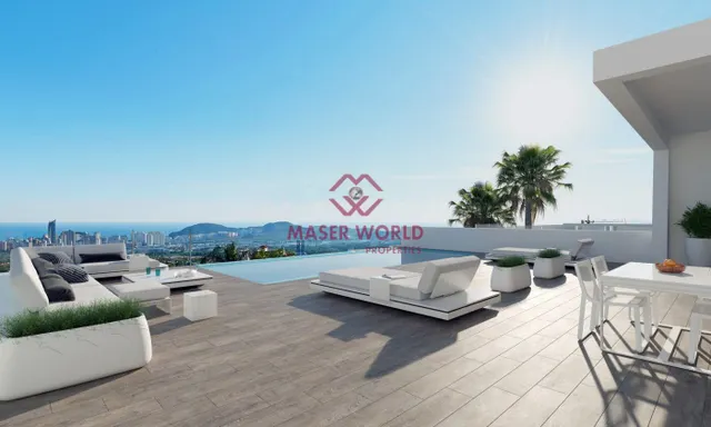 VILLAS DE LUJO DE OBRA NUEVA EN FINESTRAT CON VISTAS AL MAR — 7
