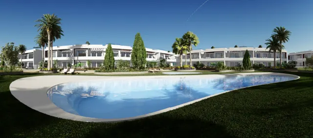Bungalows de 2 dormitorios y 2 baños en una residencial con piscina comunitaria  en Torrevieja — 9